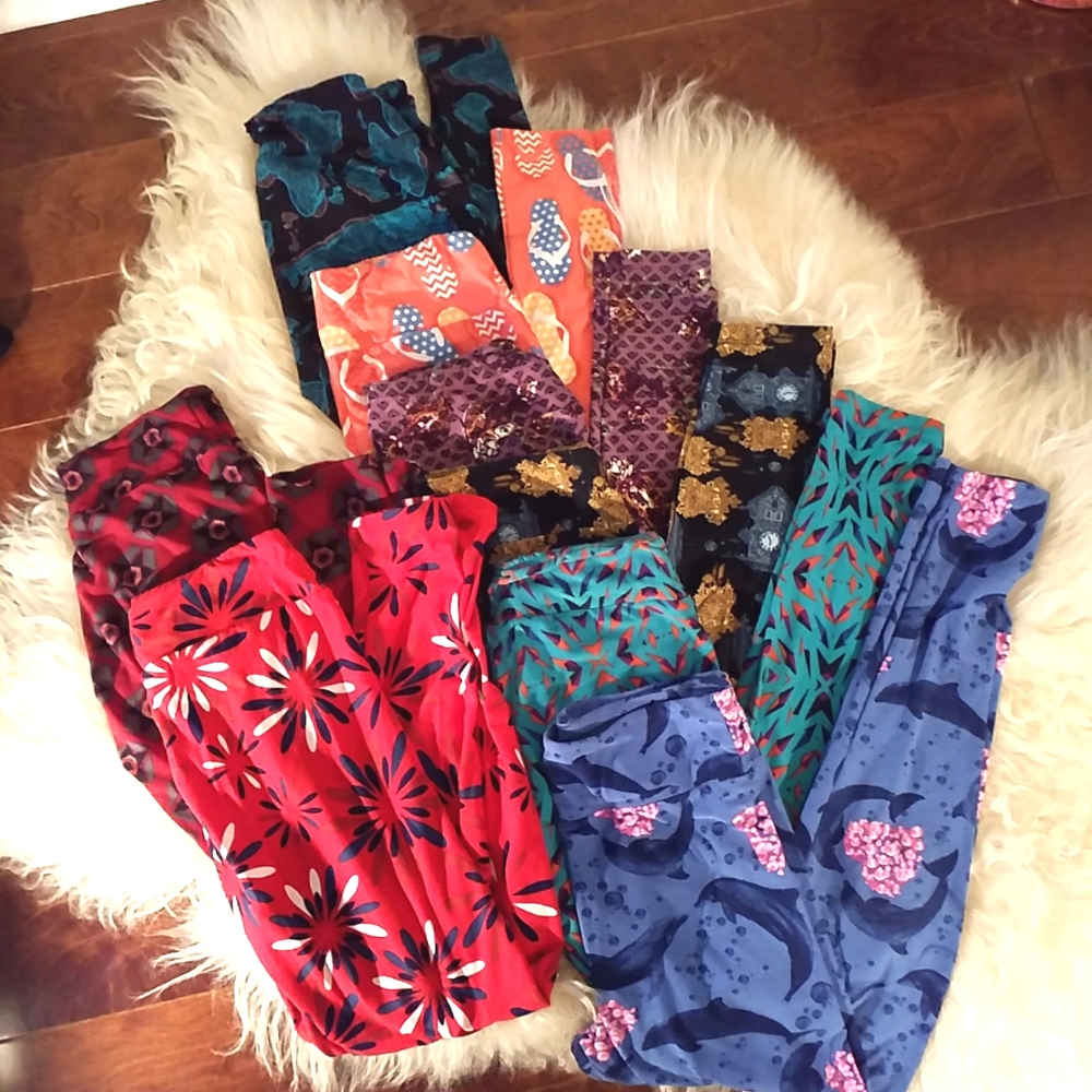 8 pr Lularoe Leggings